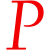 P